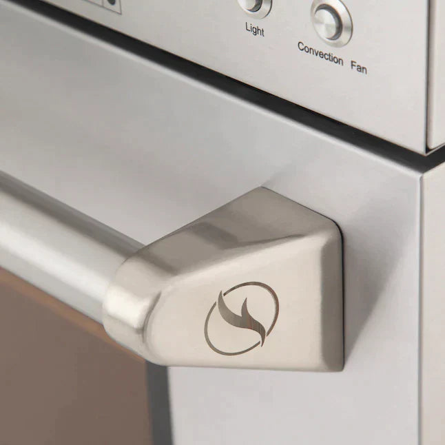 Kucht 30-Inch Gas Range in Stainless Steel with Blue Knob KFX300-B