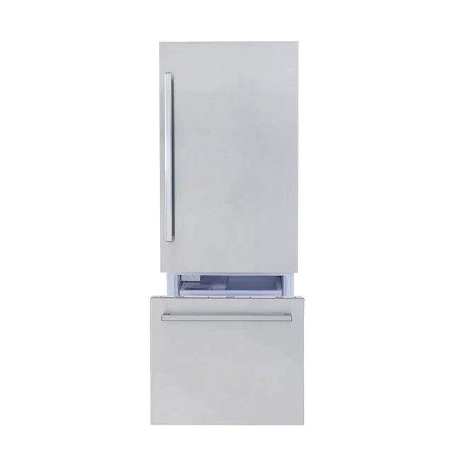Kucht 30-Inch 17 Cu. Ft. Built-In Refrigerator in Stainless Steel KR300SD, K30SSP, K30SSH