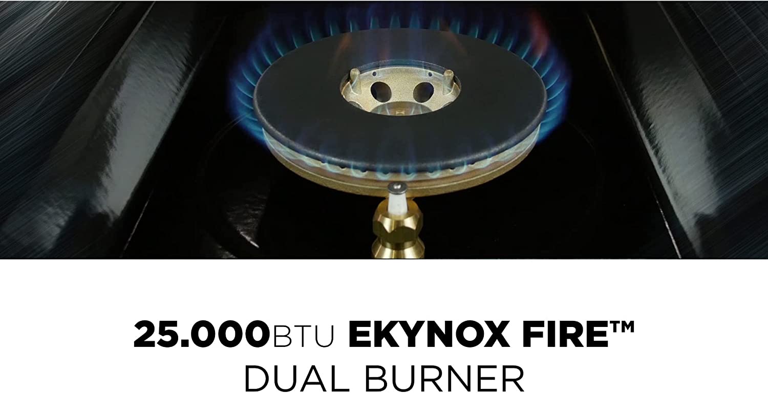 Kucht 48-Inch Gas Range in Stainless Steel with Black Knob KFX480-K