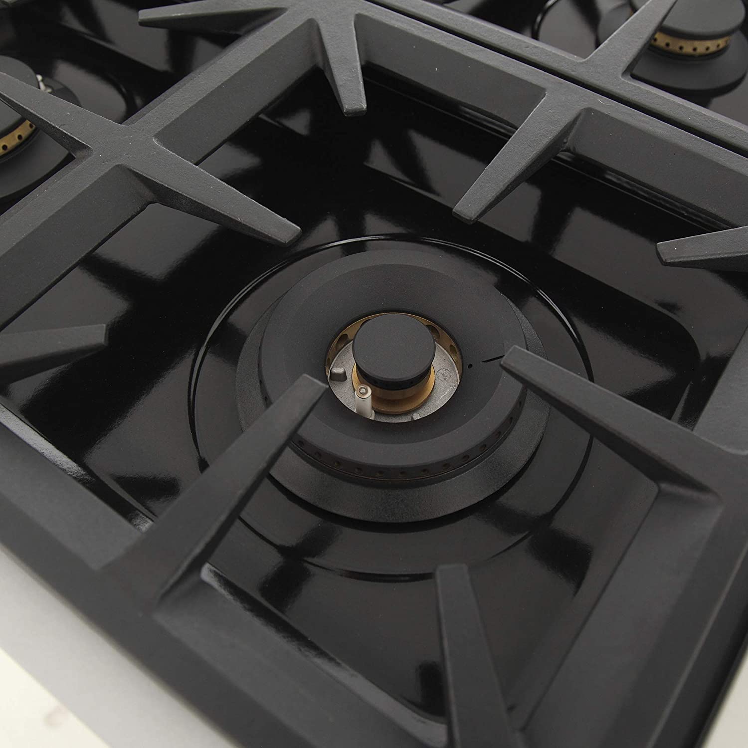 Kucht 36-Inch Gas Range in Stainless Steel with Black Knob KFX360-K