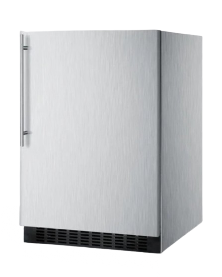 Summit 24" Wide Frost-Free Built-In All-Refrigerator With Thin Handle - FF64BXCSSHV
