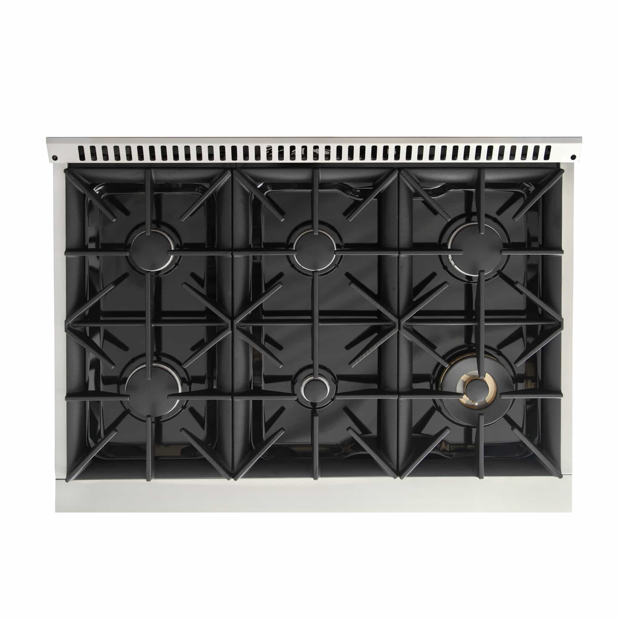 Kucht 36-Inch Pro-Style Dual Fuel Range in Stainless Steel KDF362-S