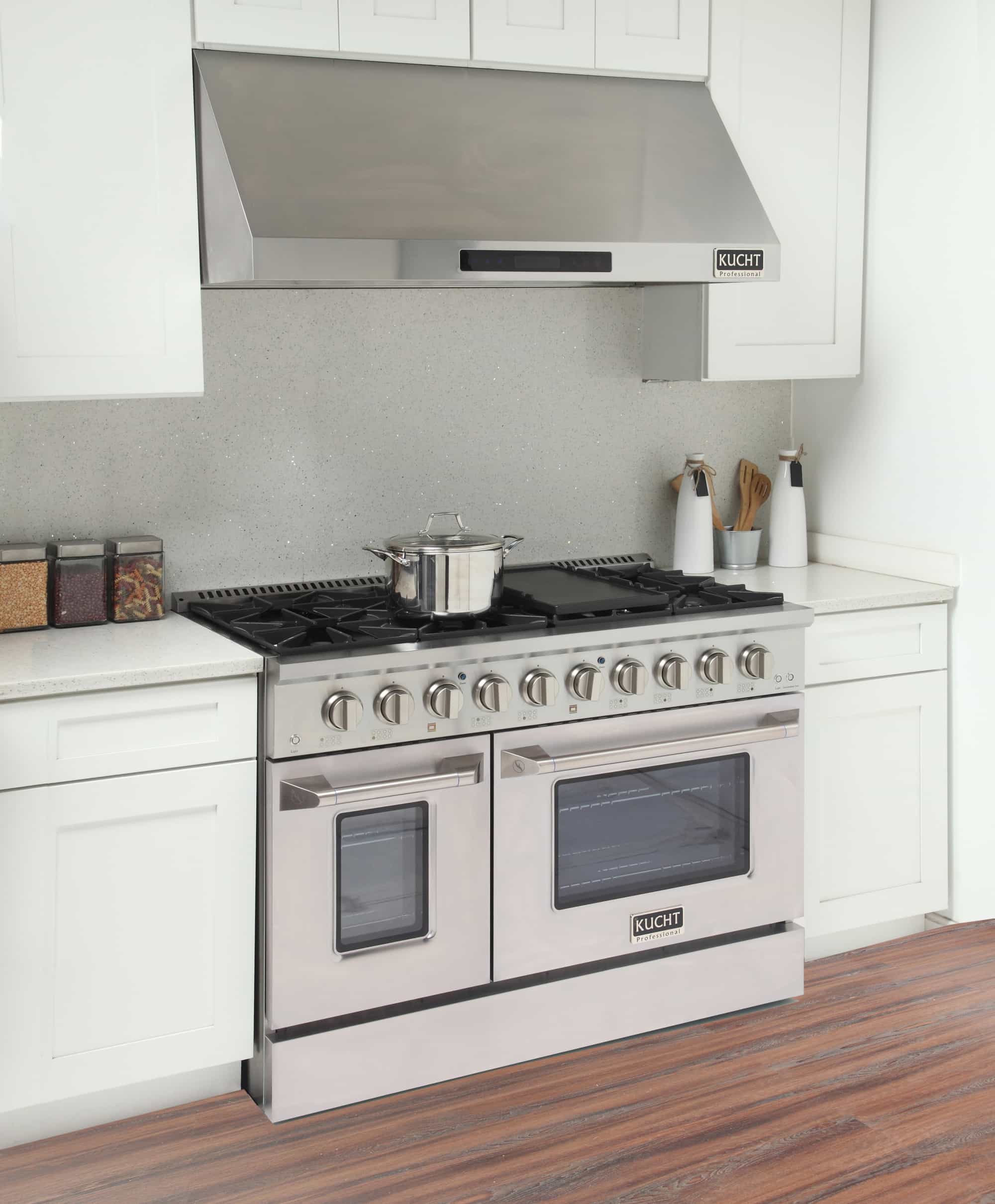 Kucht 48-Inch Pro-Style Dual Fuel Range in Stainless Steel KDF482-S