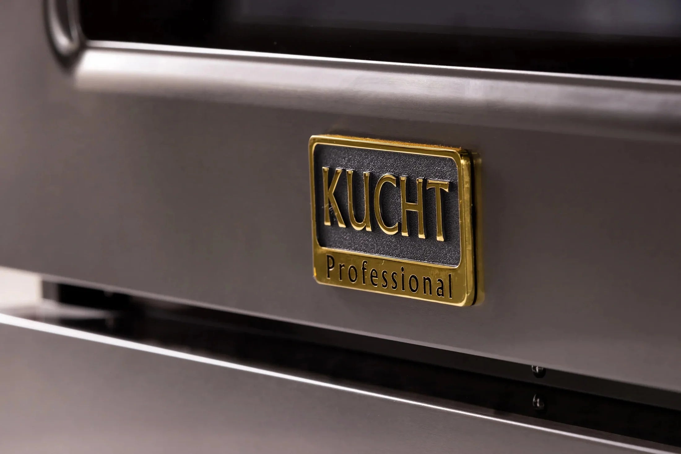 KUCHT Gemstone Professional 30-Inch 4.2 Cu. Ft. Dual Fuel Range for Natural Gas with Sealed Burners and Convection Oven in Titanium Stainless Steel KED304
