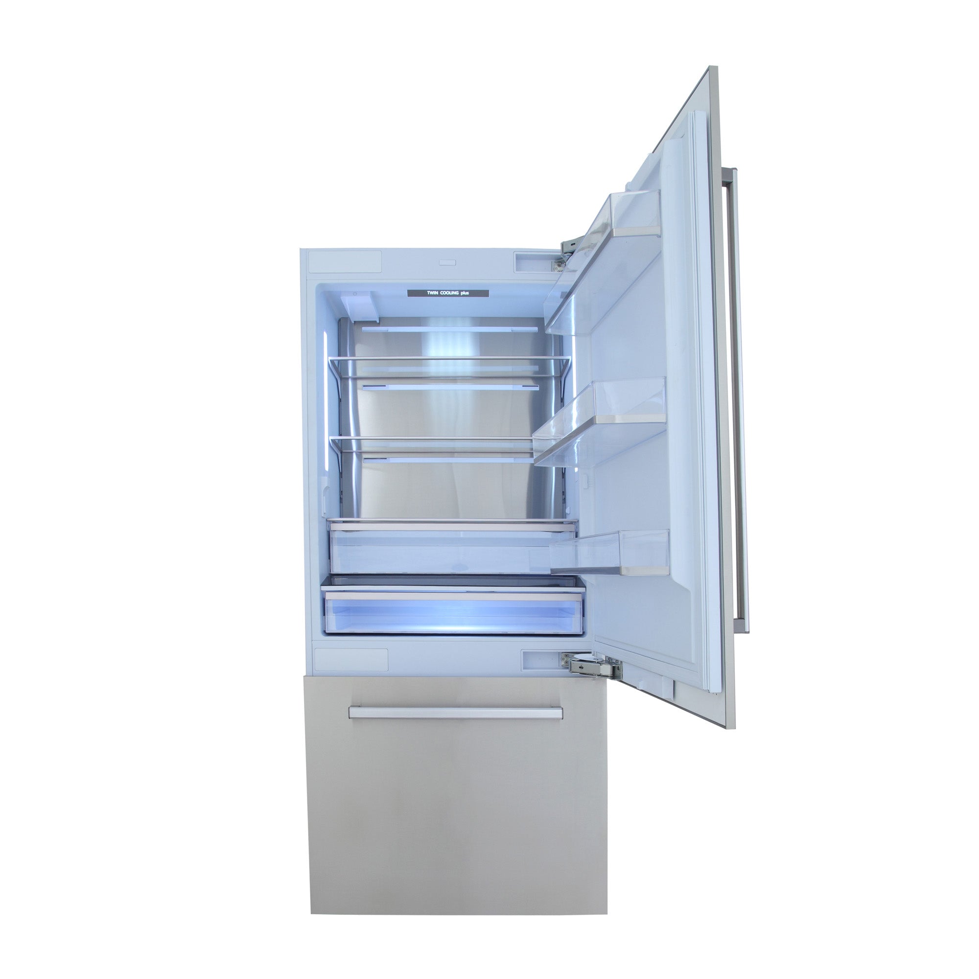 Kucht 36-Inch Built-In Refrigerator in Stainless Steel with Ice Maker KR360SD, K36SDSSP, K36SDSSH
