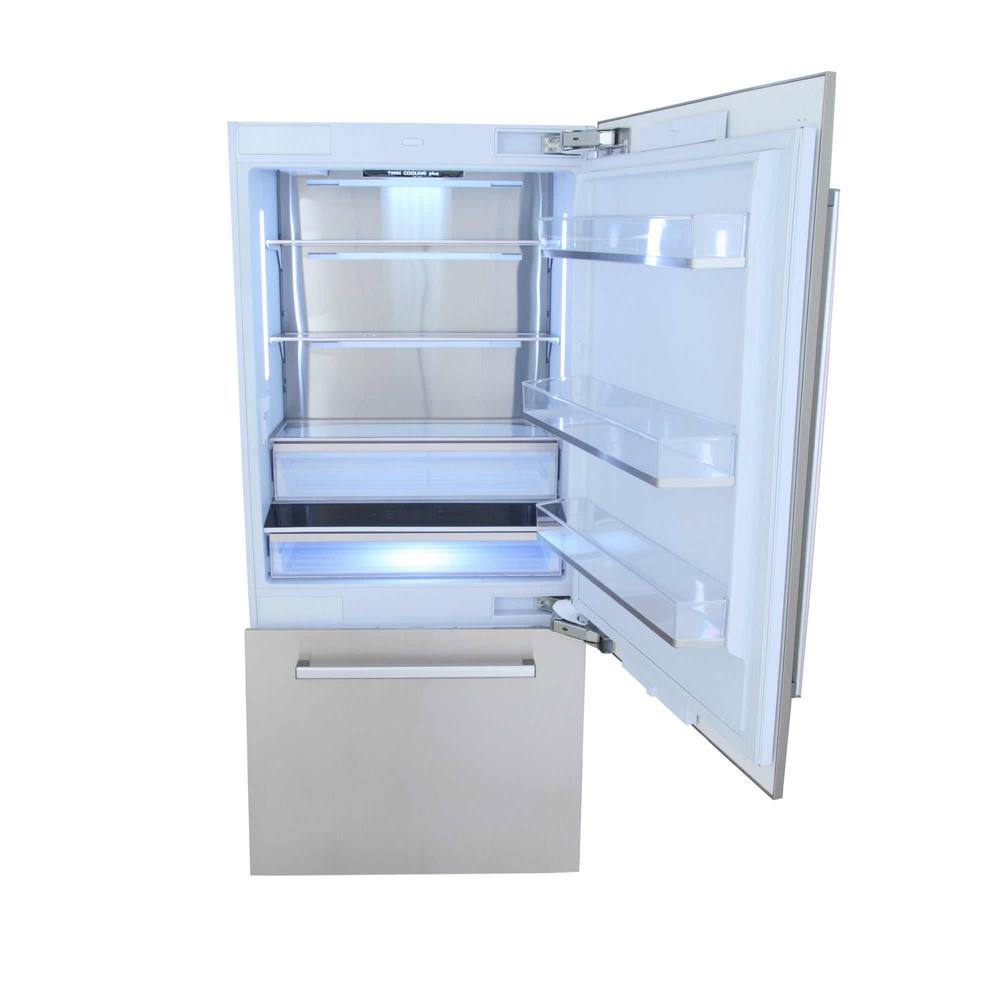 Kucht 36-Inch Built-In Refrigerator in Stainless Steel with Ice Maker KR360SD, K36SDSSP, K36SDSSH