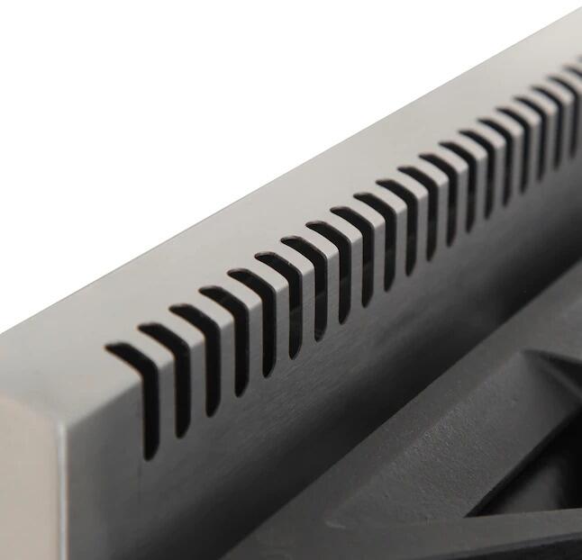 Kucht 30-Inch 4 Burner Gas Rangetop in Stainless Steel with Toxedo Black Knob KFX309T-K