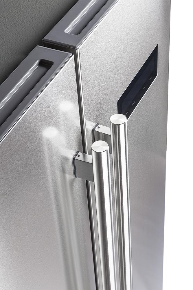 FORNO Salerno 33" Side by Side Built-in Refrigerator 15.6 cu.ft in Stainless Steel - FFRBI1805-33SB