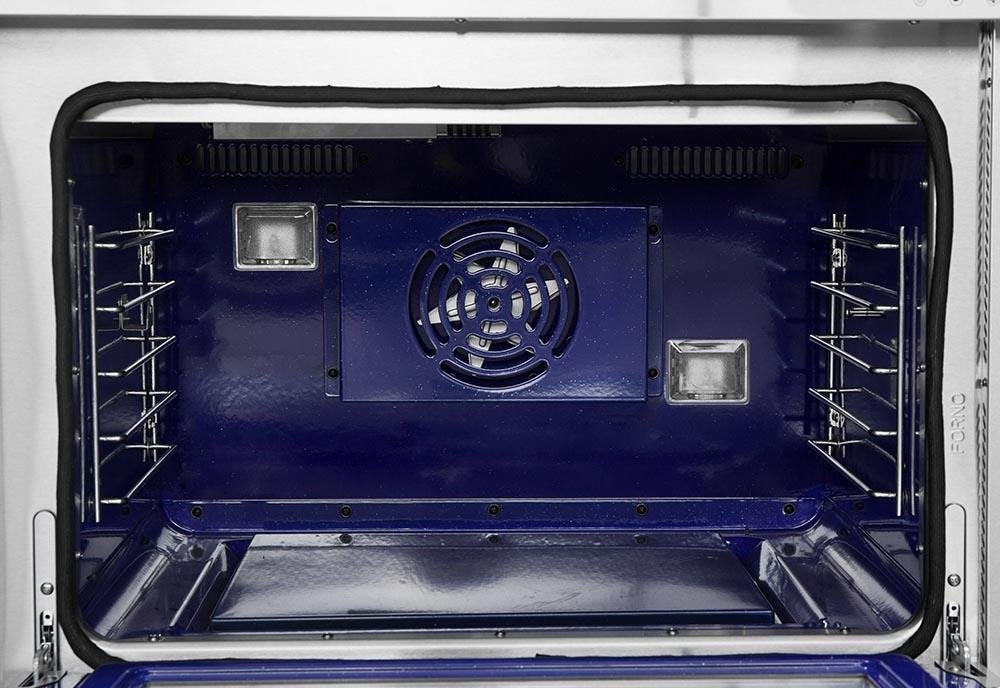 Forno 48" Capriasca Titanium Gas Range with 8 Burners, Griddle and 160,000 BTUs -FFSGS6260-48