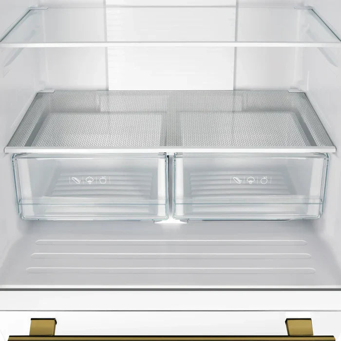 FORNO Espresso Gallipoli 30-inch 17.5 cu. ft. French Door Refrigerator with Ice Maker