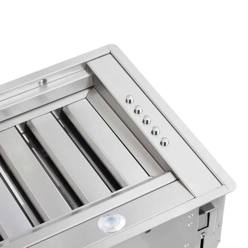 Forno Frassanito 60-Inch Recessed Range Hood Insert with 900 CFM Motor, Baffle Filters in Stainless Steel - FRHRE5346-60