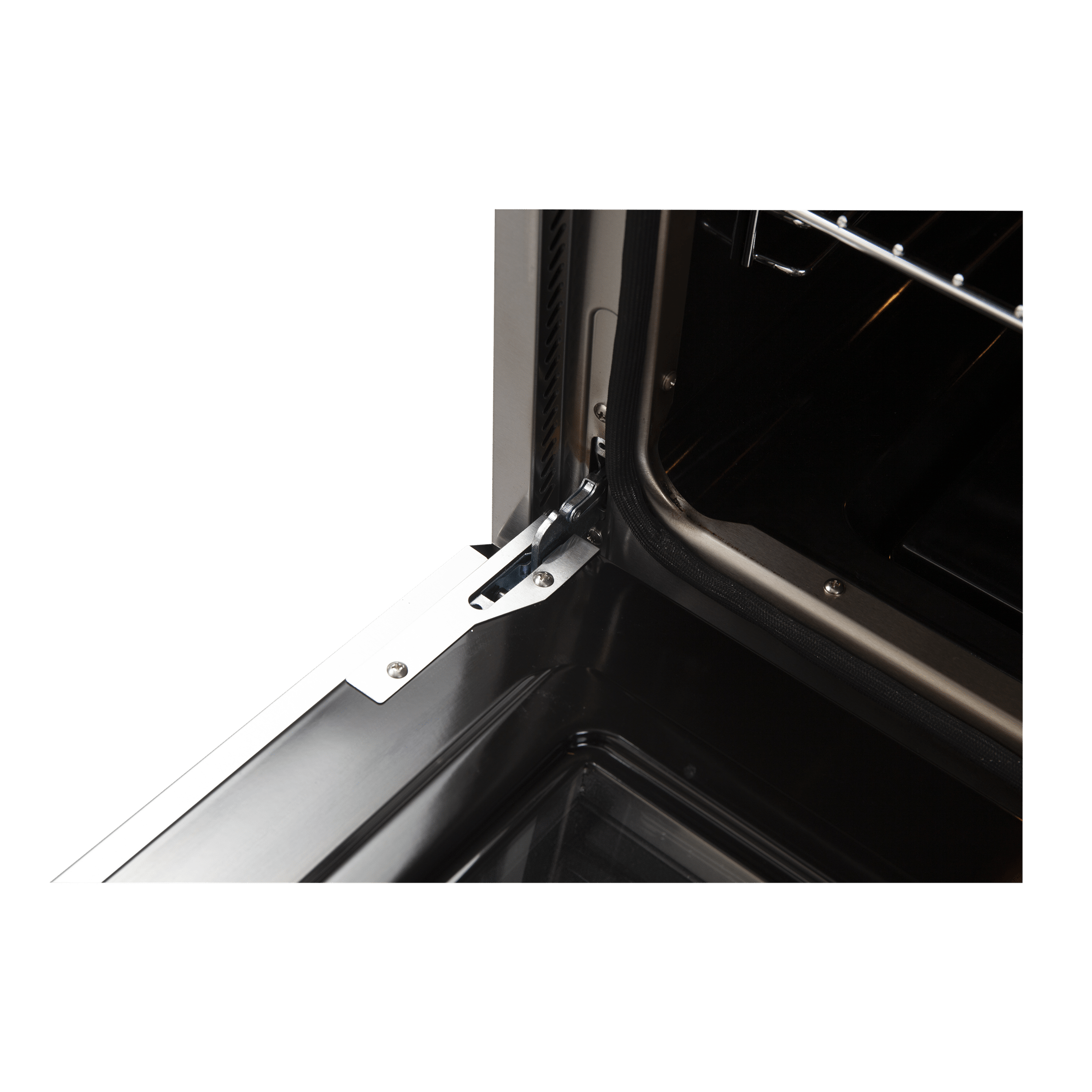 FORNO Galiano - Gold Professional 48" Freestanding Dual Fuel 240V Electric Colored Door Oven Range FFSGS6156-48RED