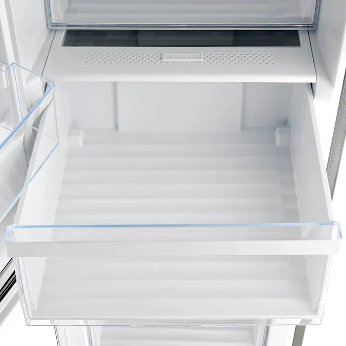 FORNO Guardia 46.8-Inch 21.6 cu.ft. Side-by-Side Bottom Freezer Refrigerator in Stainless Steel