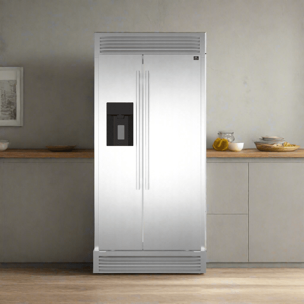 The FORNO Salerno 40" Refrigerator in Stainless steel