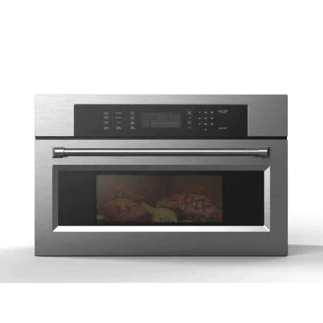 Kucht 30" 1.6 Cu. Ft. Built-in Microwave Wall Oven with Air Fryer and Convection Cooking