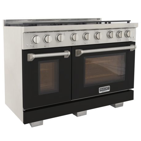 Kucht 48 in. 6.7 cu. ft. All Gas Range in Stainless Steel and Accents KFX480
