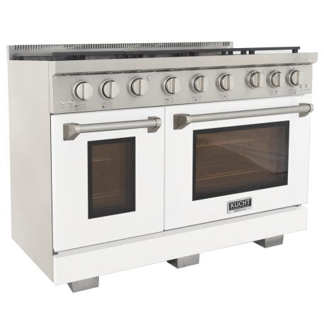 Kucht 48 in. 6.7 cu. ft. All Gas Range in Stainless Steel and Accents KFX480