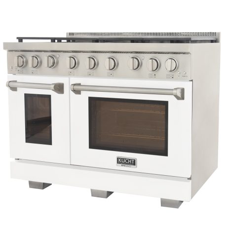 Kucht 48 in. 6.7 cu. ft. All Gas Range in Stainless Steel and Accents KFX480