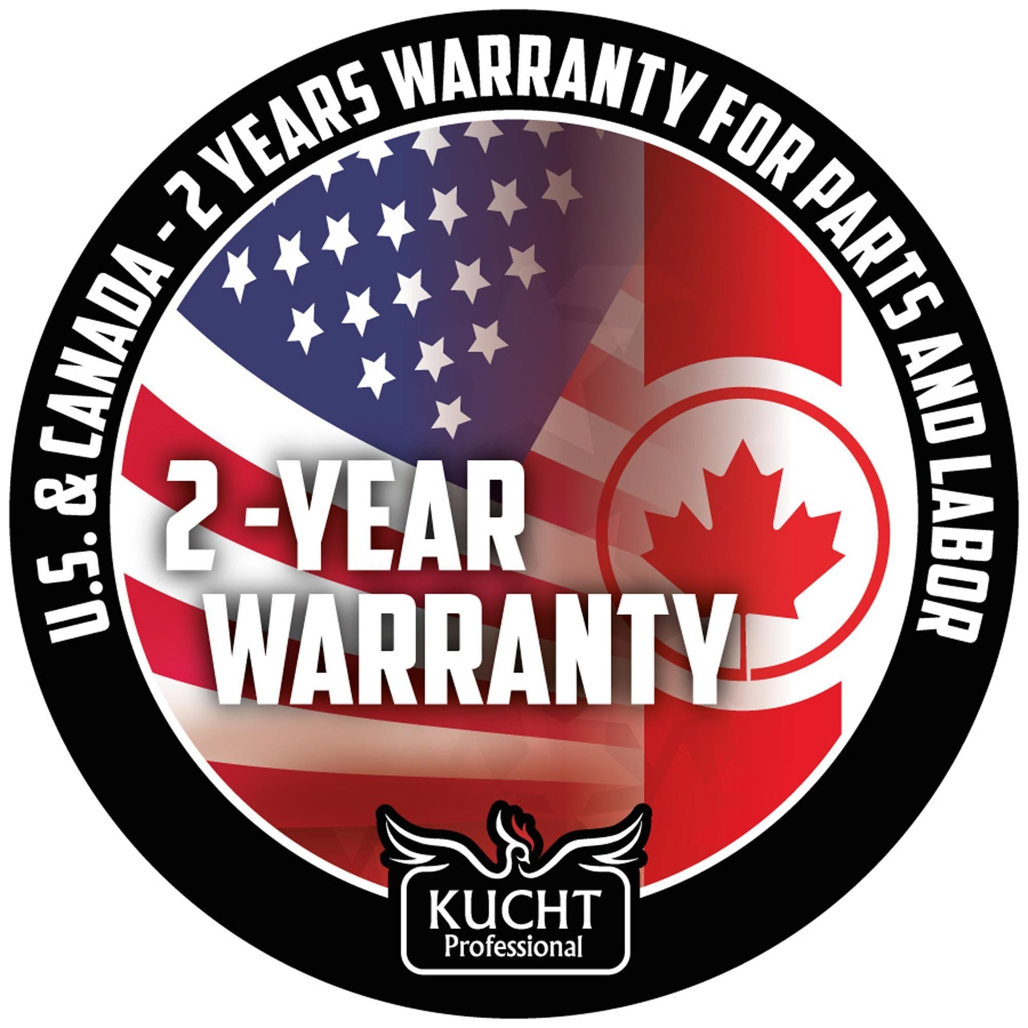 Kucht 30-Inch 4.2 Cu. Ft. Gas Range - Sealed Burners and Convection Oven in Black KNG301-K