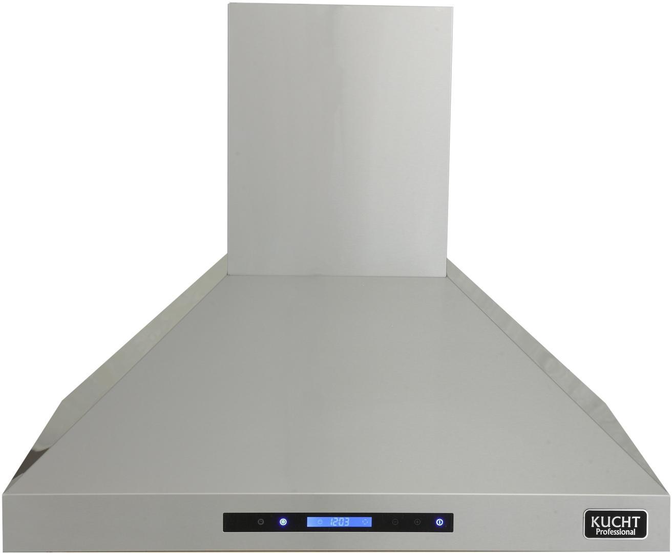 Kucht 30-Inch Wall Mounted Range Hood in Stainless Steel with Digital Display KRH3010A