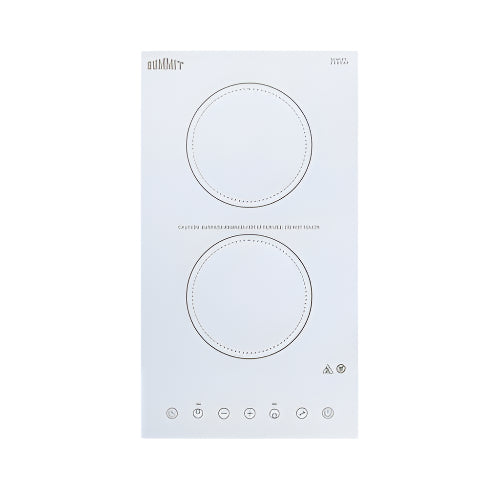 Summit 12" Wide 115V 2-Burner Radiant Cooktop