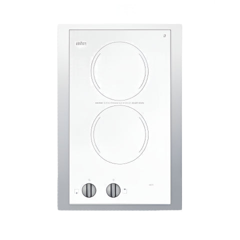 Summit 15" Wide 115V 2-Burner Radiant Cooktop