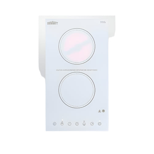 Summit 15" Wide 115V 2-Burner Radiant Cooktop