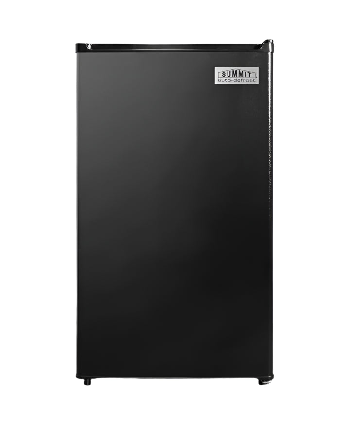 Summit 19" Wide Refrigerator-Freezer With Auto Defrost And Black Exterior