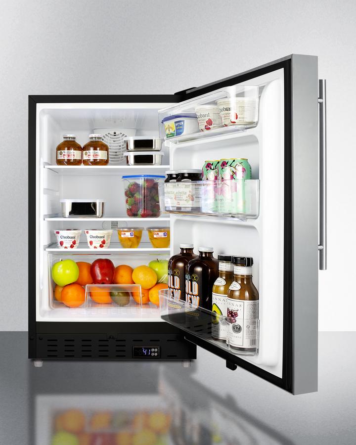 Summit 20" Wide Built-In All-Refrigerator ADA Compliant