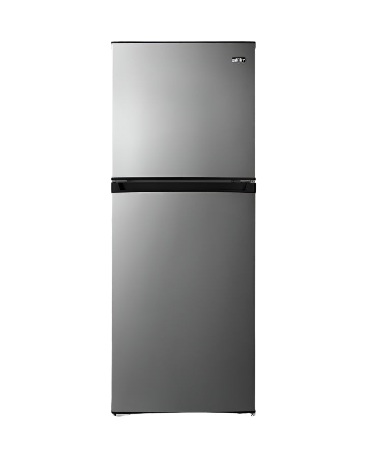 Summit 22" Wide Frost-Free 7 Cu.Ft. Refrigerator-Freezer with a Stainless Steel Look