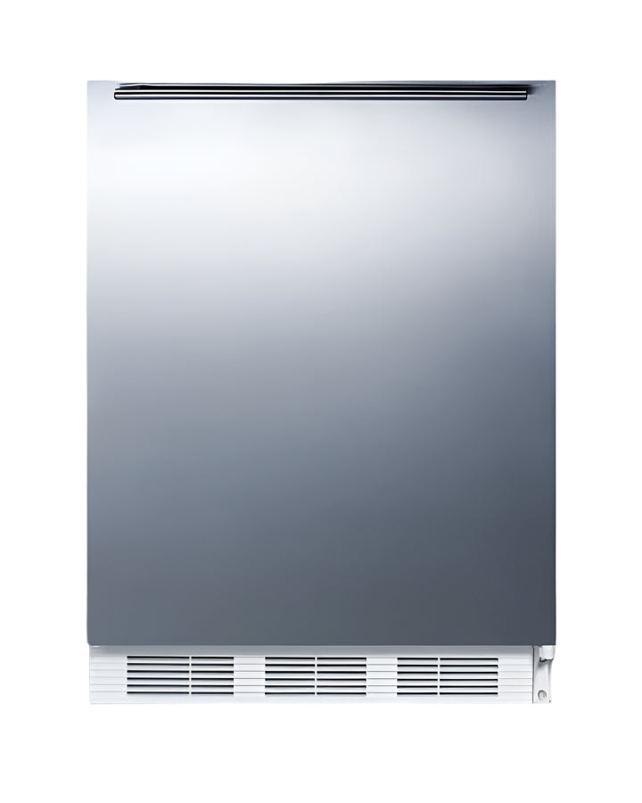 Summit 24" Wide Built-In All-Refrigerator With Horizontal Handle