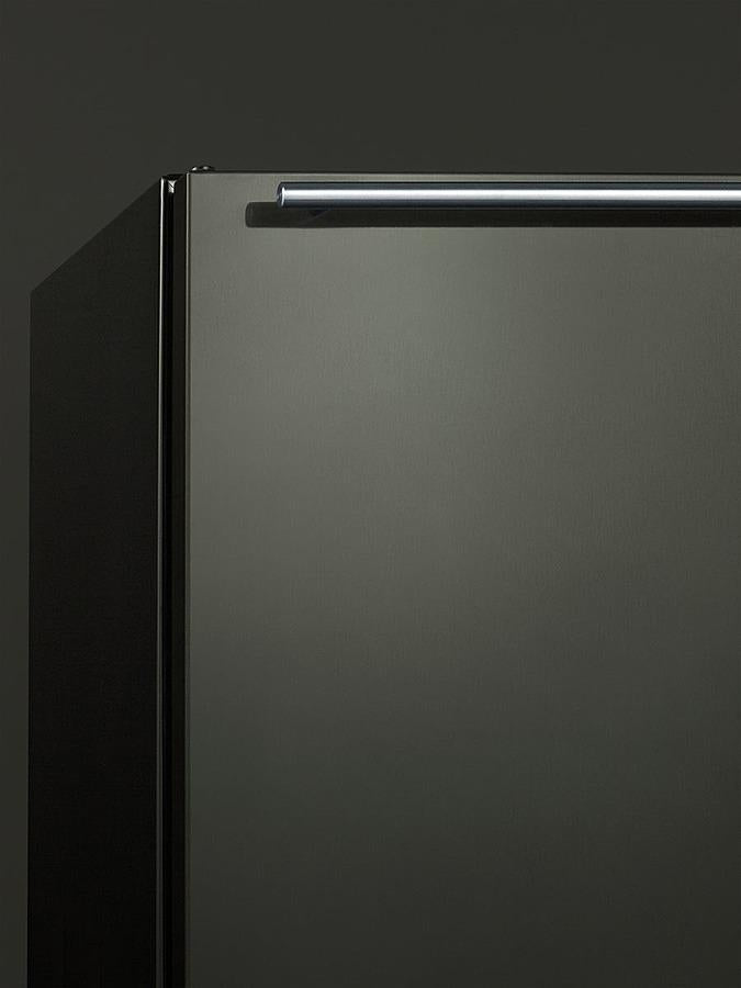 Summit 24" Wide Built-In All-Refrigerator With Horizontal Handle