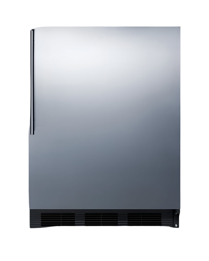 Summit 24" Wide Built-In All-Refrigerator With Thin Handle ADA Compliant
