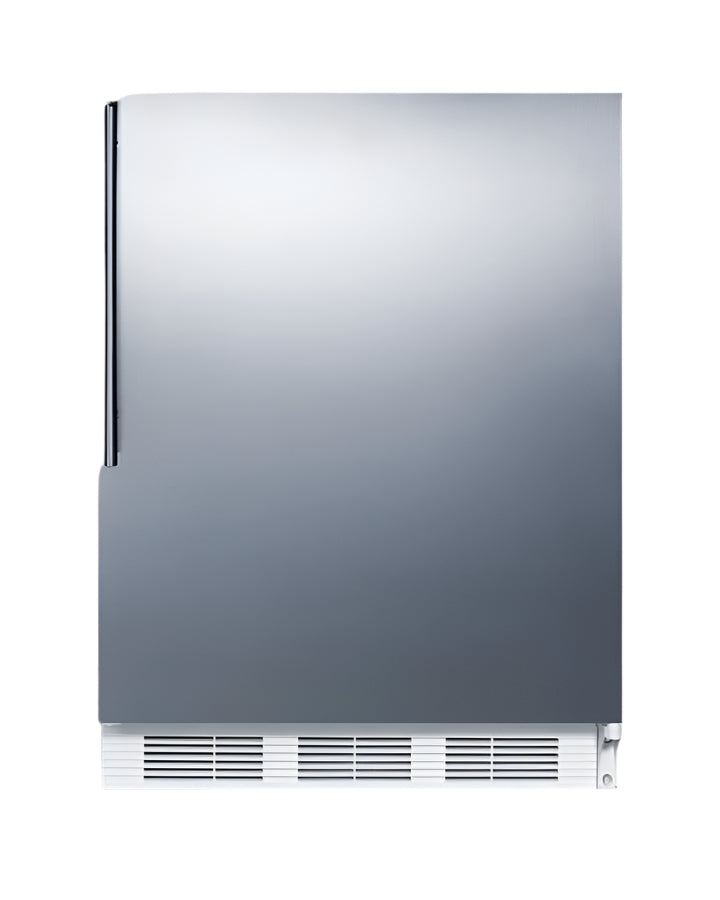 Summit 24" Wide Built-In All-Refrigerator With Thin Handle