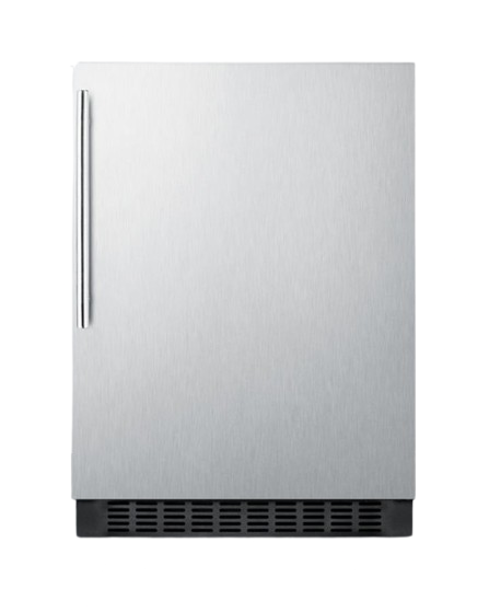 Summit 24" Wide Frost-Free Built-In All-Refrigerator With Thin Handle - FF64BXSSHV