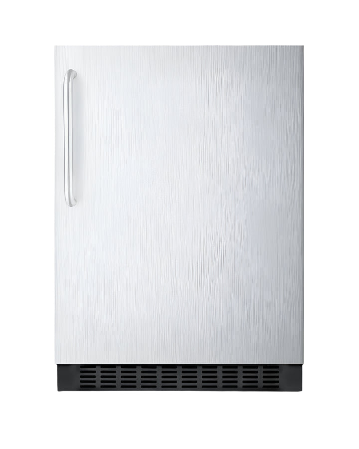 Summit 24" Wide Frost-Free Built-In All-Refrigerator With Towel Bar Handle