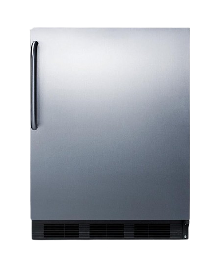 Summit 24" Wide Refrigerator-Freezer ADA Compliant - CT663BKSSTBADA
