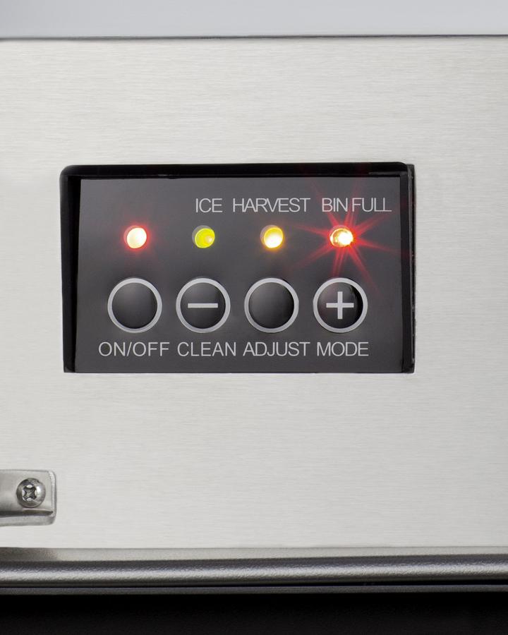 Summit Built-In Outdoor 50 lb. Clear Icemaker ADA Compliant