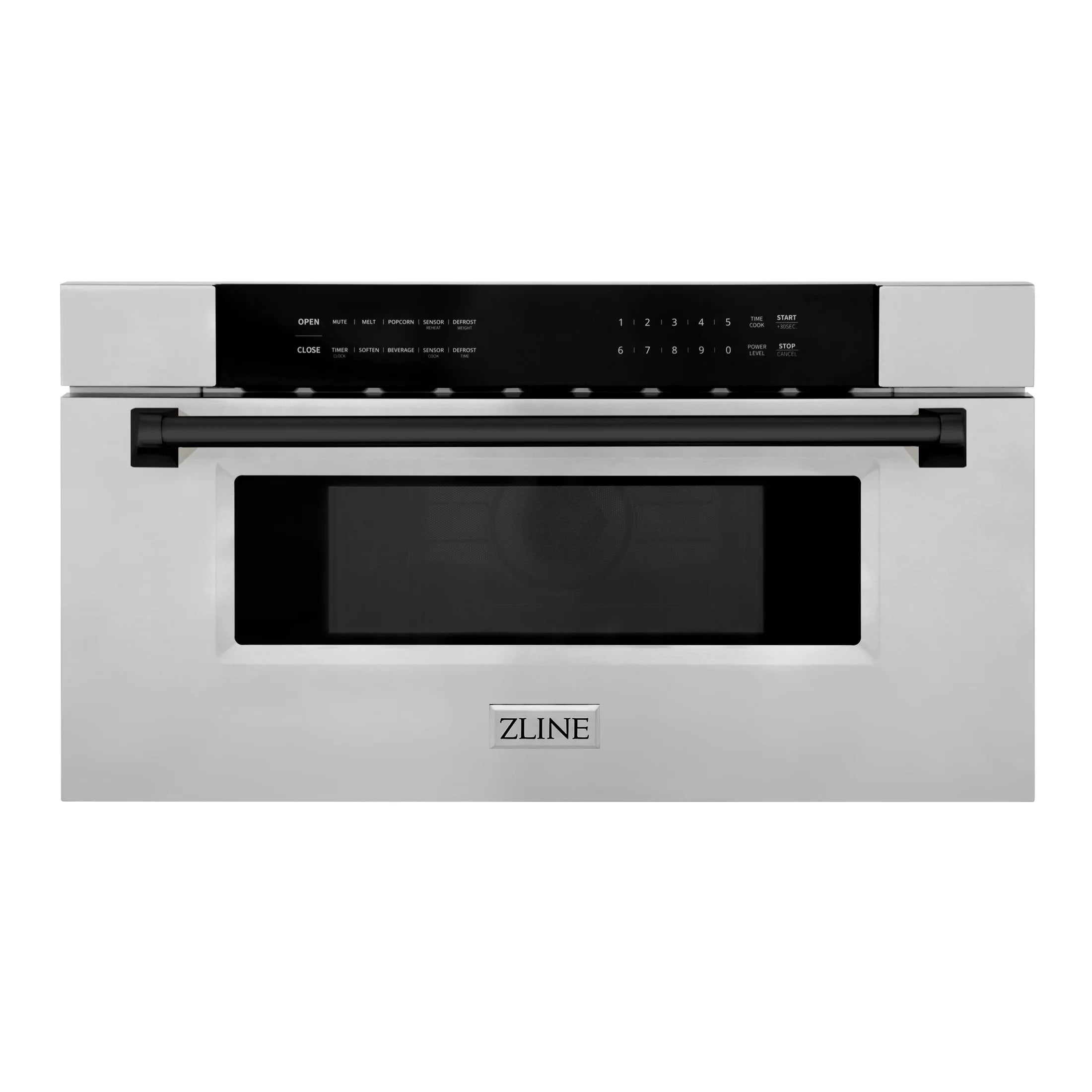 ZLINE Autograph Edition 30" 1.2 cu. ft. Built-In Microwave Drawer in Stainless Steel with Accents MWDZ-30