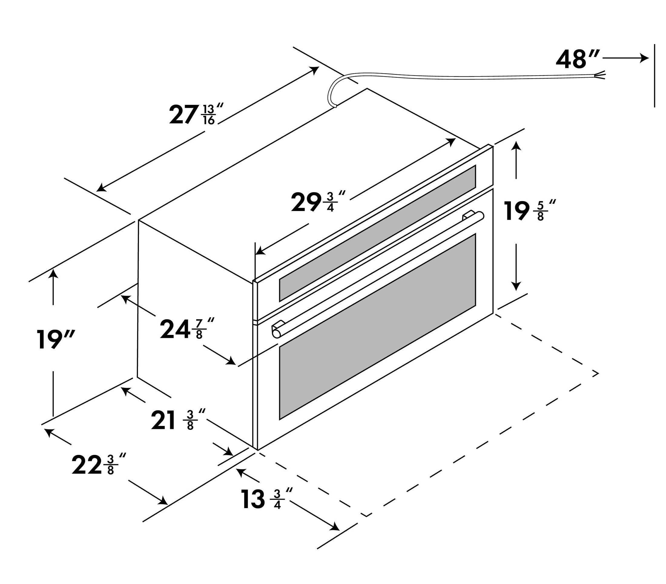 ZLINE 30” 1.6 cu ft. Built-in Convection Microwave Oven in Stainless Steel with Speed and Sensor Cooking MWO-30