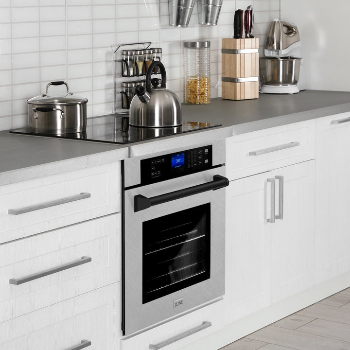 ZLINE 30" Autograph Edition Single Wall Oven with Self Clean and True Convection in Fingerprint Resistant Stainless Steel AWSSZ-30