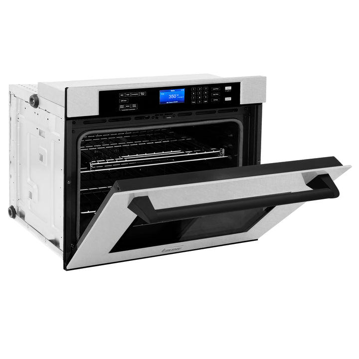 ZLINE 30" Autograph Edition Single Wall Oven with Self Clean and True Convection in Fingerprint Resistant Stainless Steel AWSSZ-30