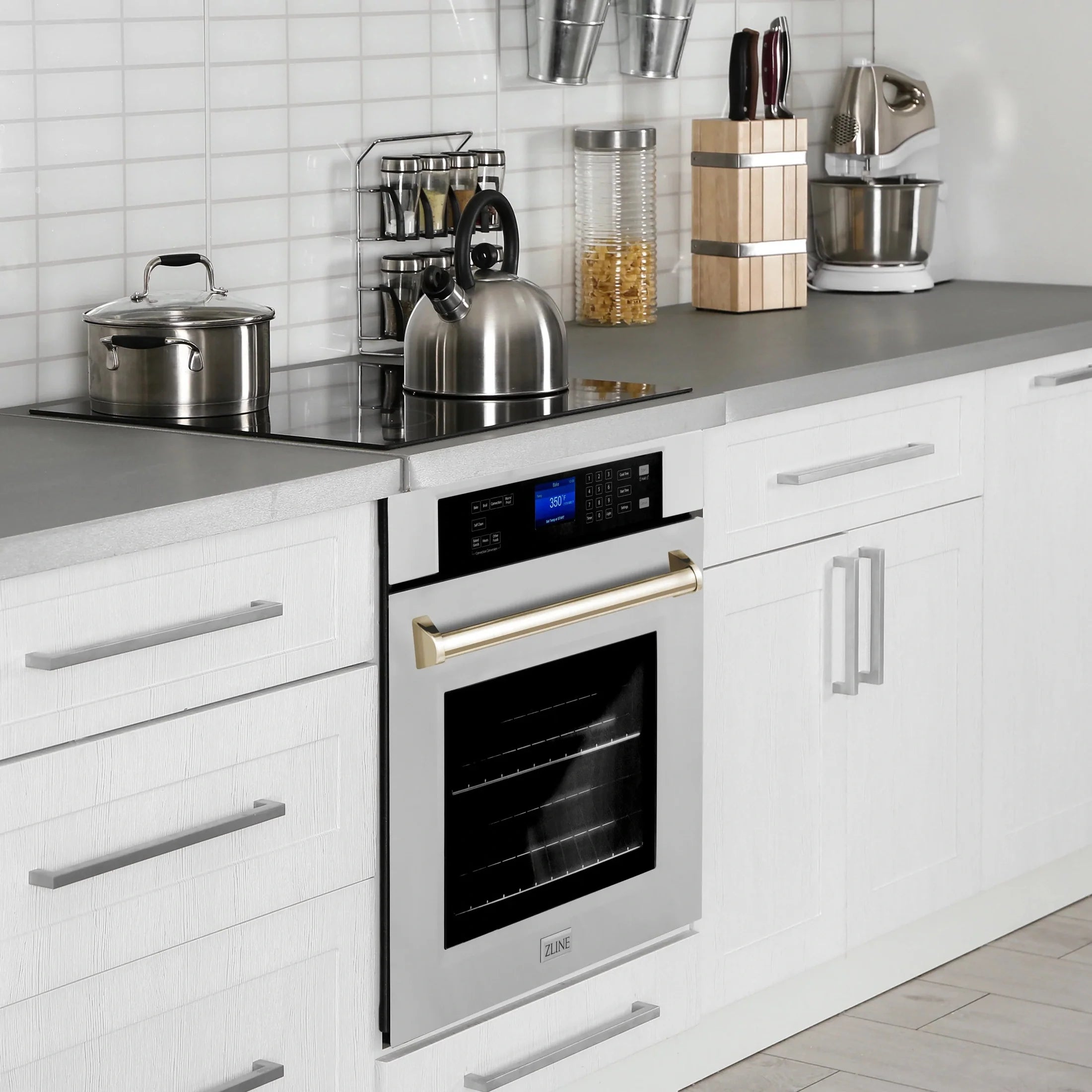 ZLINE 30" Autograph Edition Single Wall Oven with Self Clean and True Convection in Stainless Steel