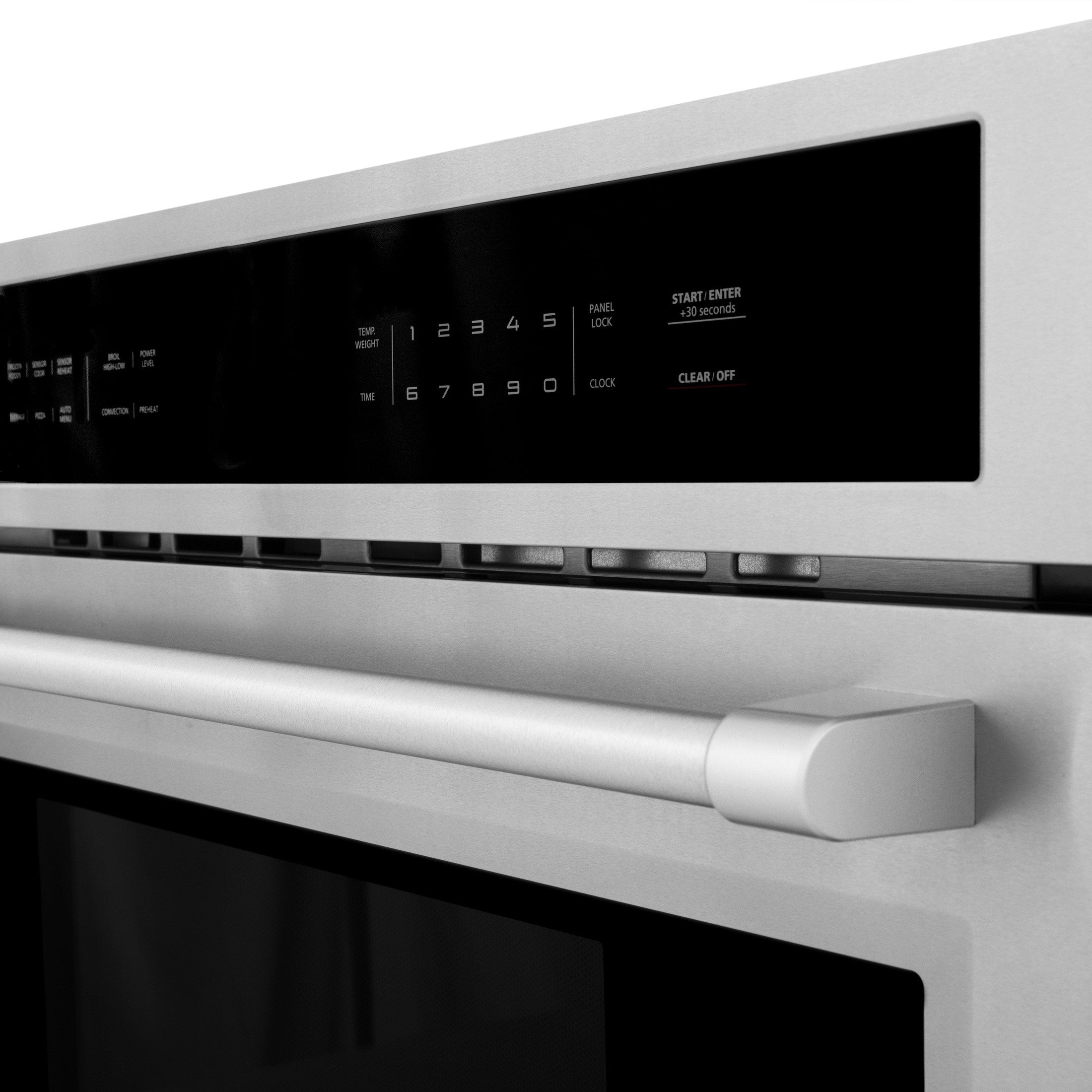 ZLINE 30 Inch wide, 1.6 cu ft. Built-in Convection Microwave Oven in Stainless Steel with Speed and Sensor Cooking