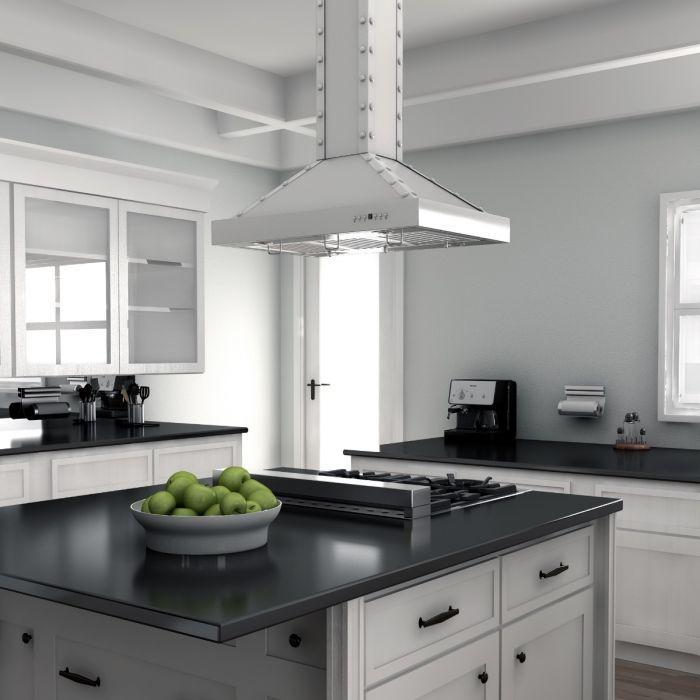 ZLINE 4-Piece Appliance Package - 30 In. Rangetop, Range Hood, Refrigerator, and Double Wall Oven in Stainless Steel - 4KPR-RTRH30-AWS