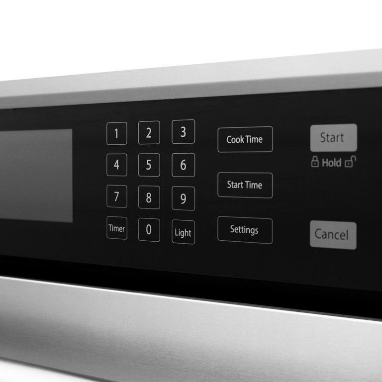 ZLINE 4-Piece Appliance Package - 30 In. Rangetop, Range Hood, Refrigerator, and Double Wall Oven in Stainless Steel - 4KPR-RTRH30-AWS