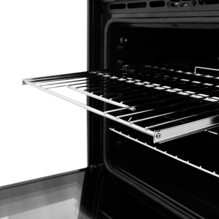 ZLINE 4-Piece Appliance Package - 30 In. Rangetop, Range Hood, Refrigerator, and Double Wall Oven in Stainless Steel - 4KPR-RTRH30-AWS