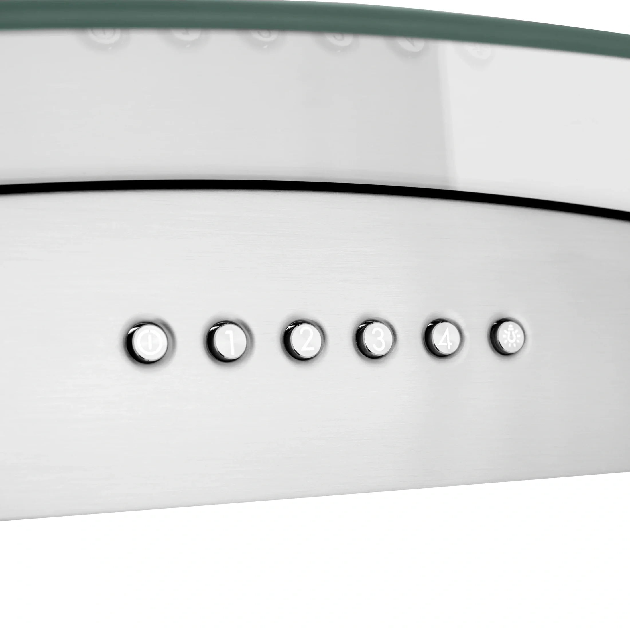 ZLINE Alpine Series Convertible Island Mount Range Hood in Stainless Steel