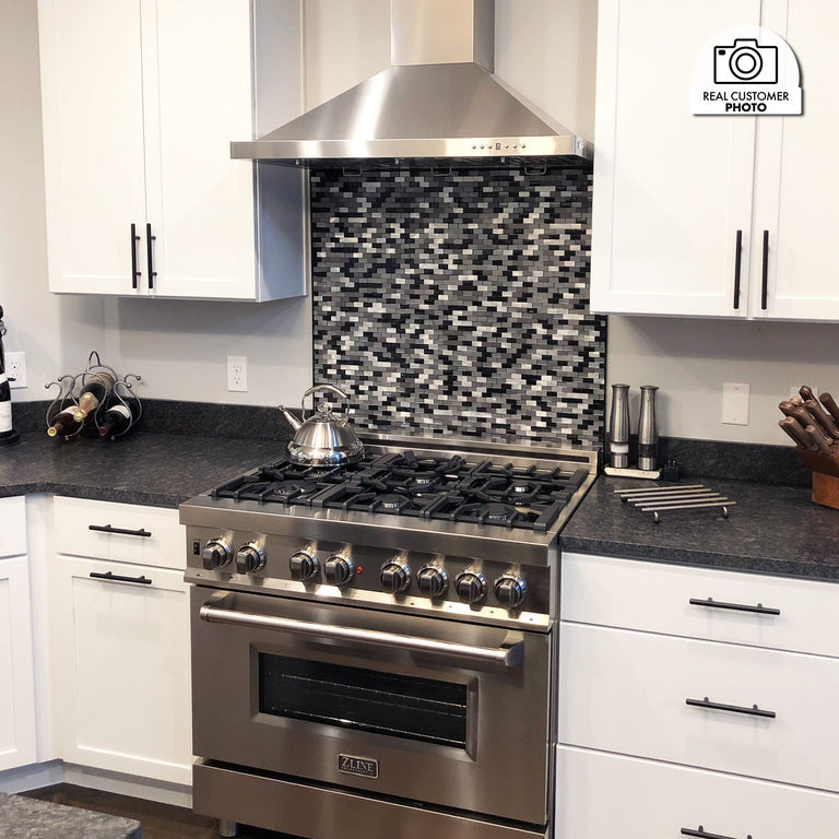 ZLINE Appliance Package - 36 in. Gas Range, Range Hood, Dishwasher - 3KP-RGRH36-DW