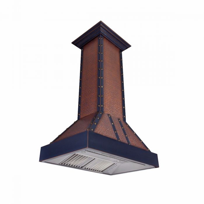 ZLINE Designer Series Copper Island Range Hood - 655i-EBBBB-36